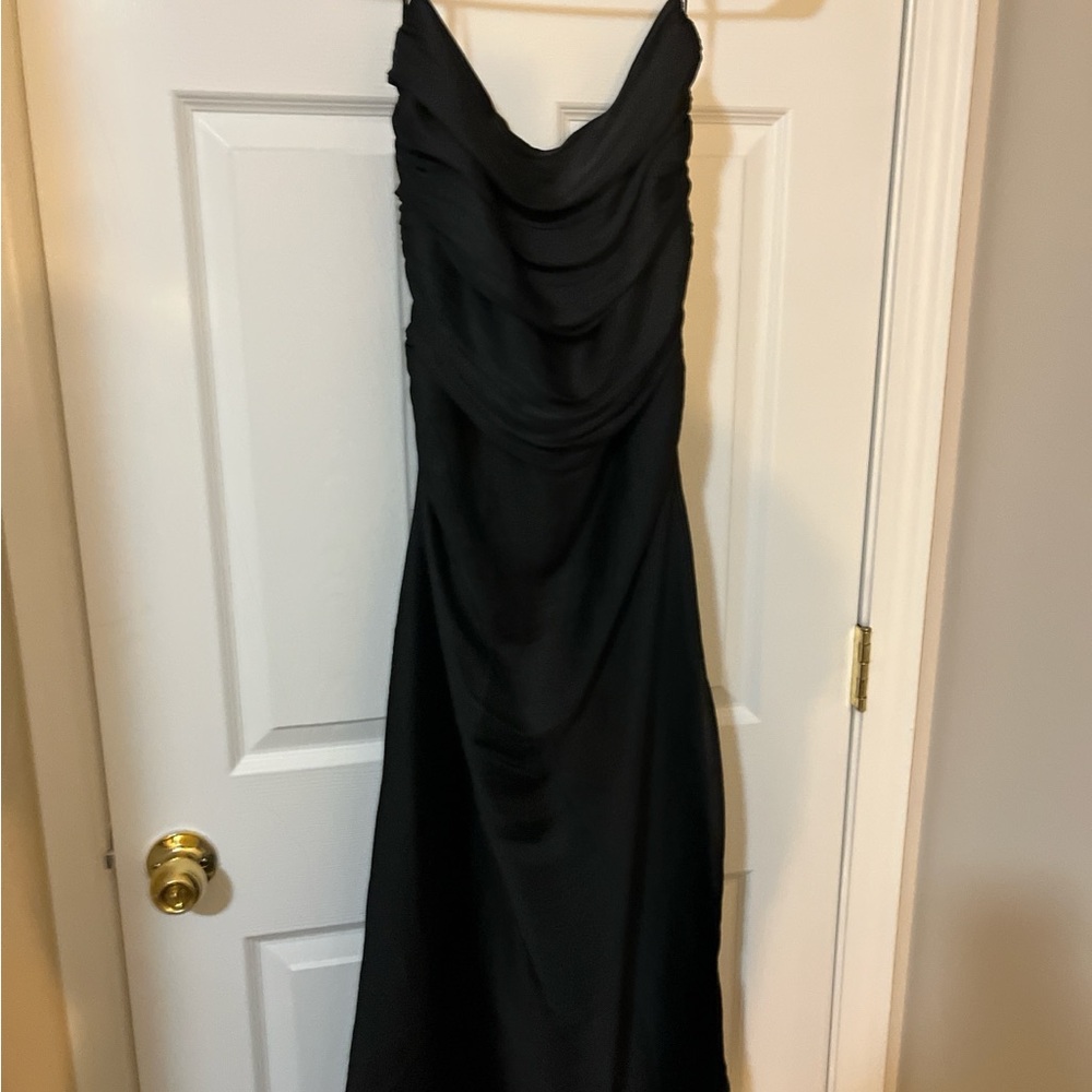 Zara Strapless Black Dress